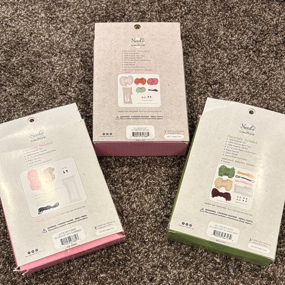 Crochet Kit Set - Cat, Flamingo, Avocado - Picture 5 of 5